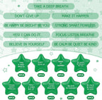 Shappy 72 piezas inspirador de juguete sensorial de estrella, verde