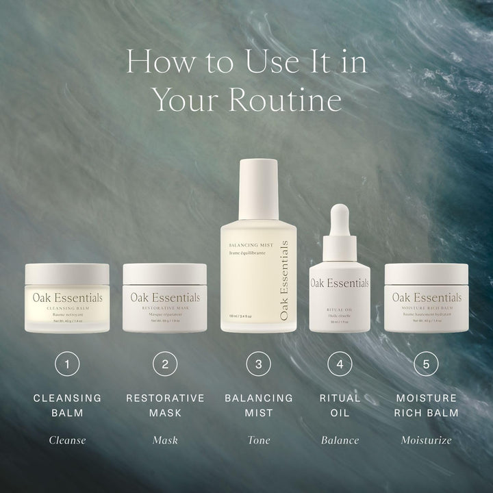 Oak Essentials Mascarilla restauradora, mascarilla facial de miel o...