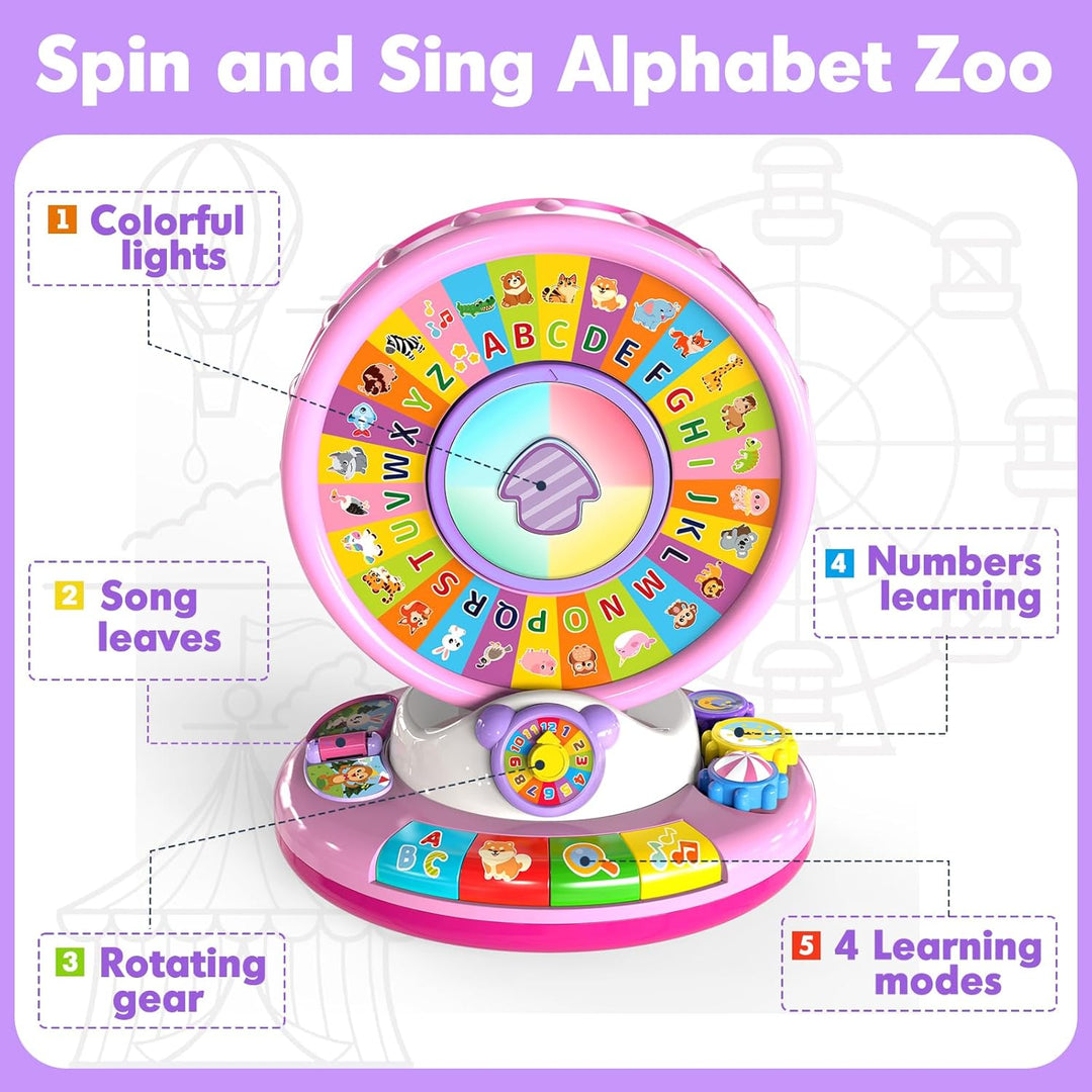 Duchong Juguetes de aprendizaje para niñas de 1 a 3 años, zoológico...