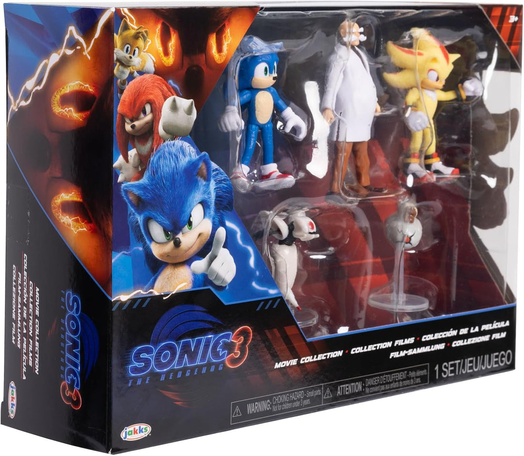 Figuras de Acción de la Película Sonic 3 de 2.5 Pulgadas, Figura de...