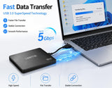 GODBPNYMU Disco duro externo portátil de 500 GB \u2013 HDD USB 3.0...