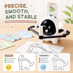 Robot de dibujo para niños con 200 tarjetas, juguete de aprendizaje para