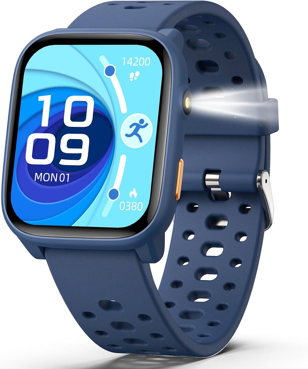 Reloj inteligente, monitor de ritmo cardíaco de 1.83 pulgadas, monitor de sueño, podómetro, despertador, linterna