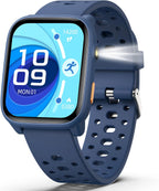 Reloj inteligente, monitor de ritmo cardíaco de 1.83 pulgadas, monitor de sueño, podómetro, despertador, linterna
