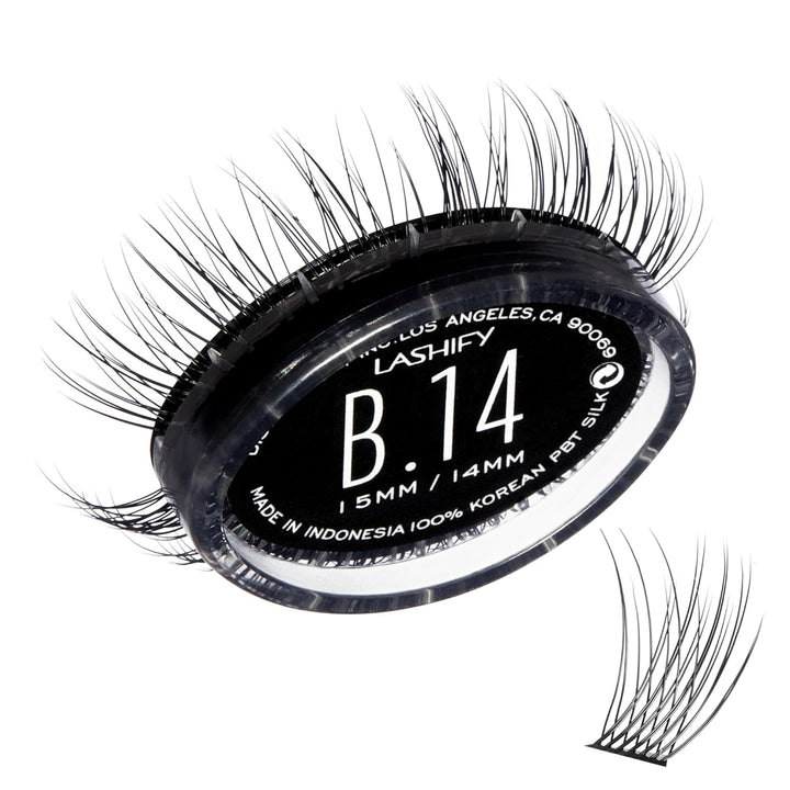 Lashify Recambio de extensiones de pestañas Gossamer de 0.55 pulgad...