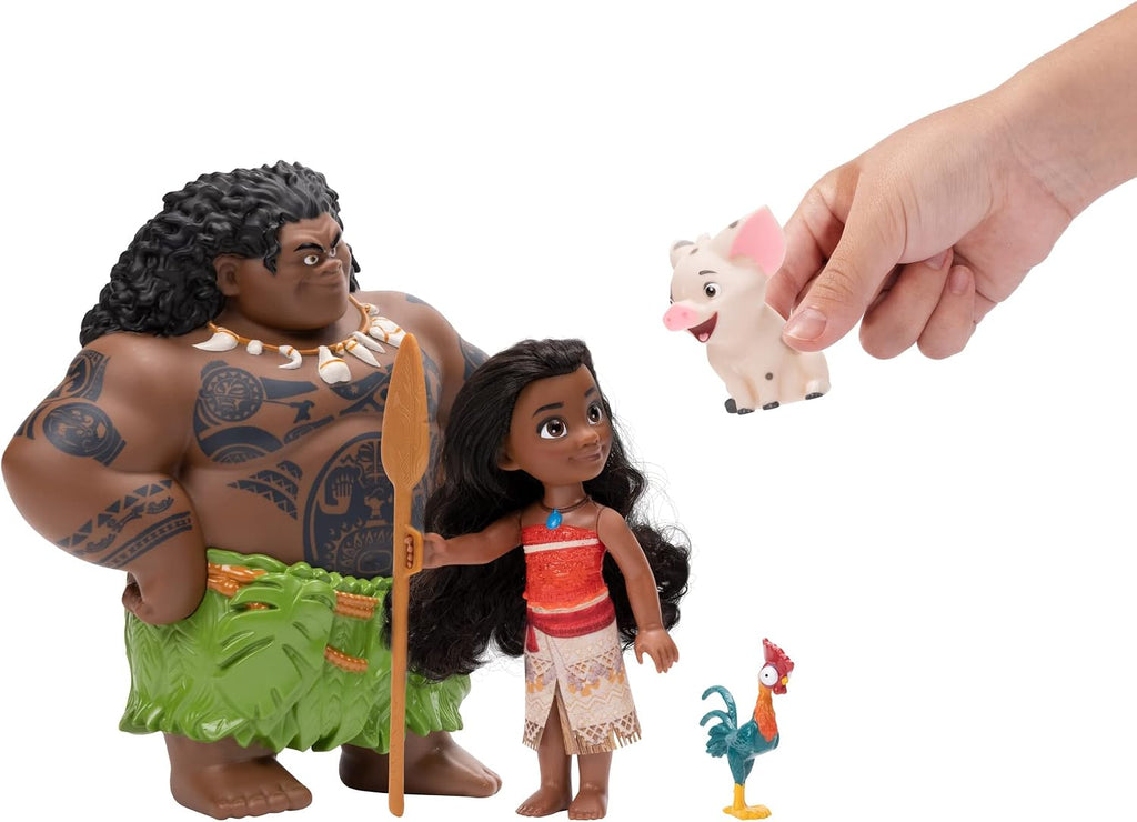 Disney Princess Set de regalo de muñecas pequeñas Moana & Maui