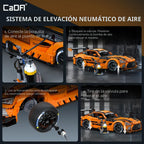 CaDA Master C64008W Mercedes-AMG GT3 - Juego de construcción a escala 1:8 – 5466 piezas con licencia oficial de Supercar, kit de bloques de construcción de autos de carreras grandes para adultos y adolescentes