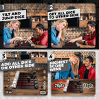 Dittle™ - Dice Battle | Juegos de dados para 2 jugadores para adultos | Juegos de mesa para adultos para 2 jugadores | El mejor juego de dos jugadores para adultos | Diversión de mesa de centro de