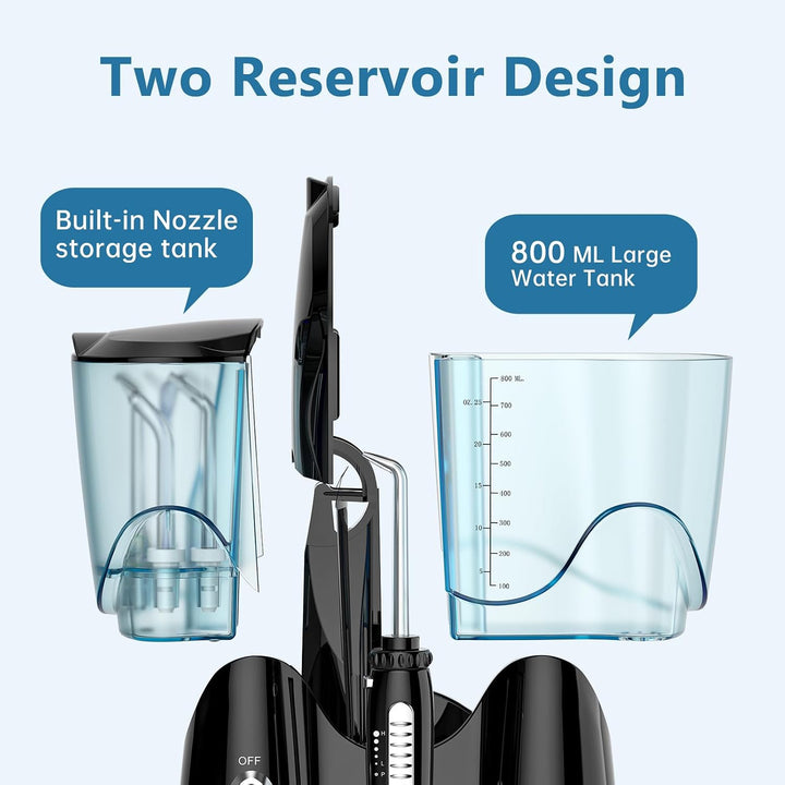 H2ofloss - Irrigador dental para encimera para dientes, para el cui...
