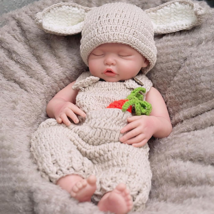 Gileutay Muñeca Bebé de Silicona Completa de 17 Pulgadas Niña Reali...