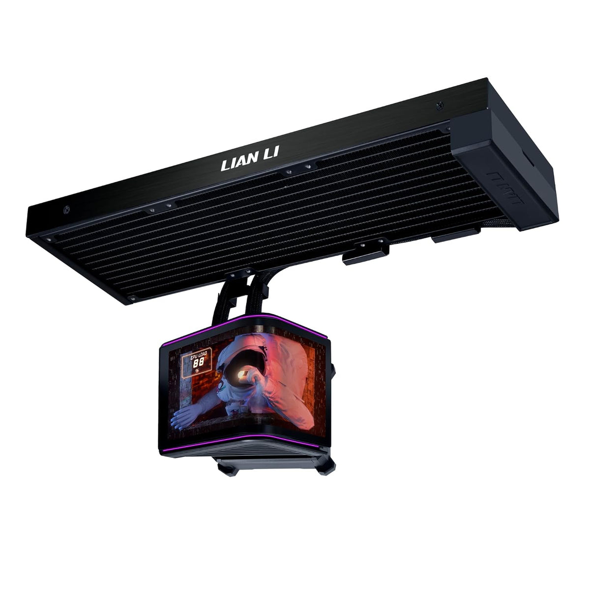 Lian Li Hydroshift II OLED Curved 360 Liquid CPU Cooler - Vía de re...