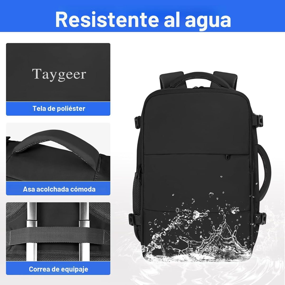 Taygeer Mochila de viaje para laptop para hombres y mujeres, mochil...
