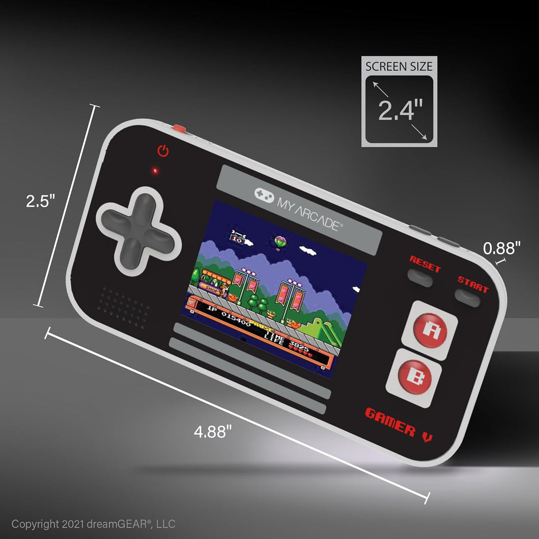 My Arcade Gamer V Classic-Red: sistema de juegos portátil con 220 j...