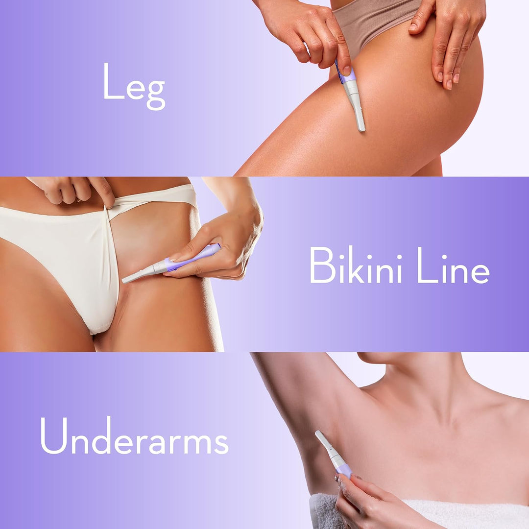 OLOV slim Depilación facial para mujeres, recortadora de cejas sin...