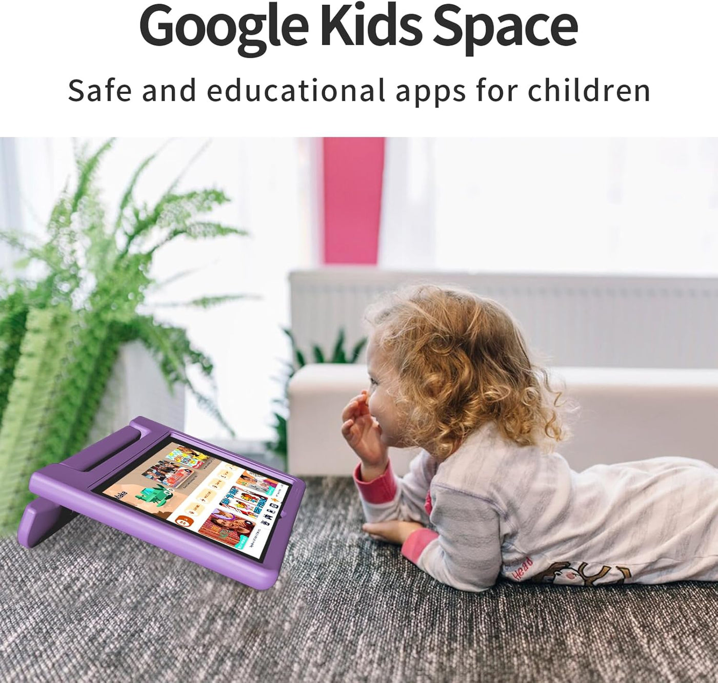 JREN Tablet para Niños ｜ 10 Pulgadas 64GB Android 14 ｜ Octa-core ｜...