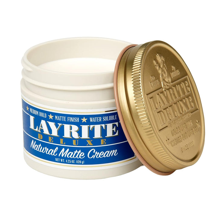 Layrite Crema mate natural, básica, blanca, soda de crema suave, 4....