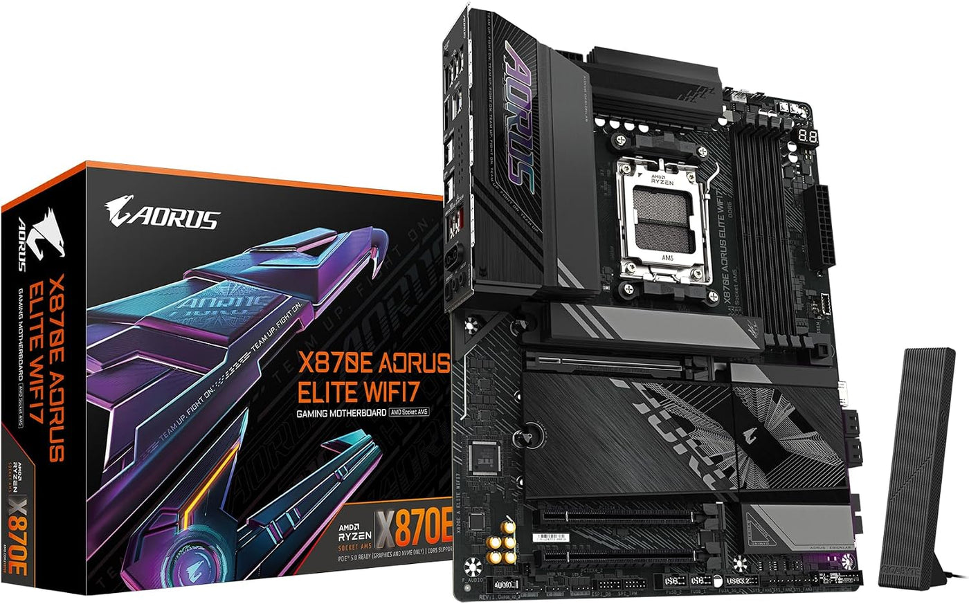 GIGABYTE X870E AORUS Elite WIFI7 Placa base AMD AM5 LGA 1718, ATX,...