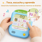JoyCat Tableta de aprendizaje para niños, 156 páginas de tarjetas flash que
