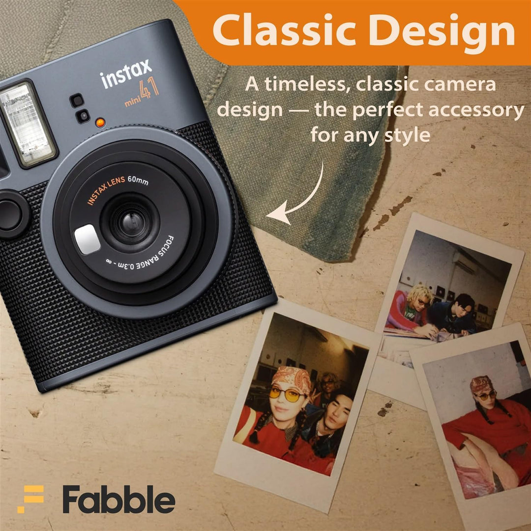 Fujifilm Instax Mini 41 - Paquete de cámara de película instantánea...