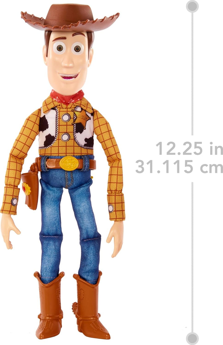Mattel Disney Pixar Toy Story Talking Woody Figura de