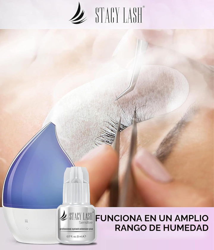 Stacy Lash Pegamento para extensiones de pestañas sensibles, 0,17 f...