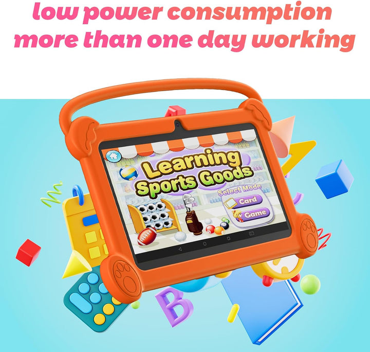 DIGITHINK Tableta para niños de 7 pulgadas 3-9 con funda protectora...