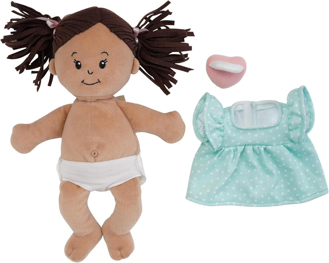 Muñeca de bebé suave Love, Stella de Manhattan Toy - Beige con cole...