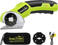 SnapFresh Tijeras eléctricas inalámbricas de 4V con batería de 2.0Ah y