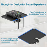 Soporte de Micrófono de Metal Chunxiao con Bandeja y Soporte para T...