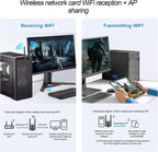 Adaptador USB WiFi 6 2 en 1 para PC de escritorio y dongle