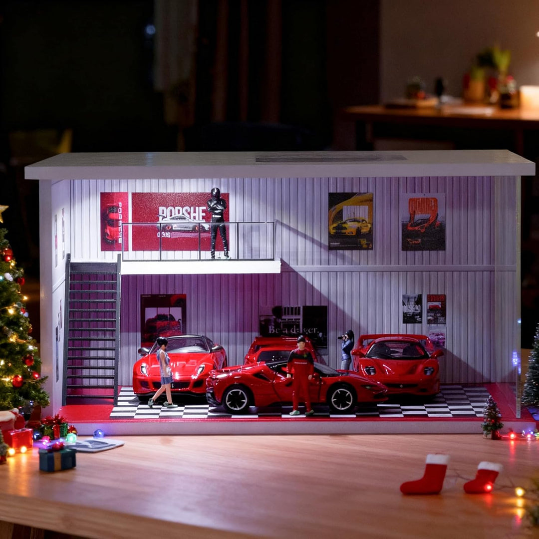 Vitrina de autos a escala 1/64 para exhibición y