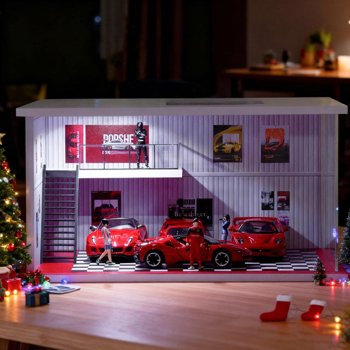 Vitrina de autos a escala 1/64 para exhibición y