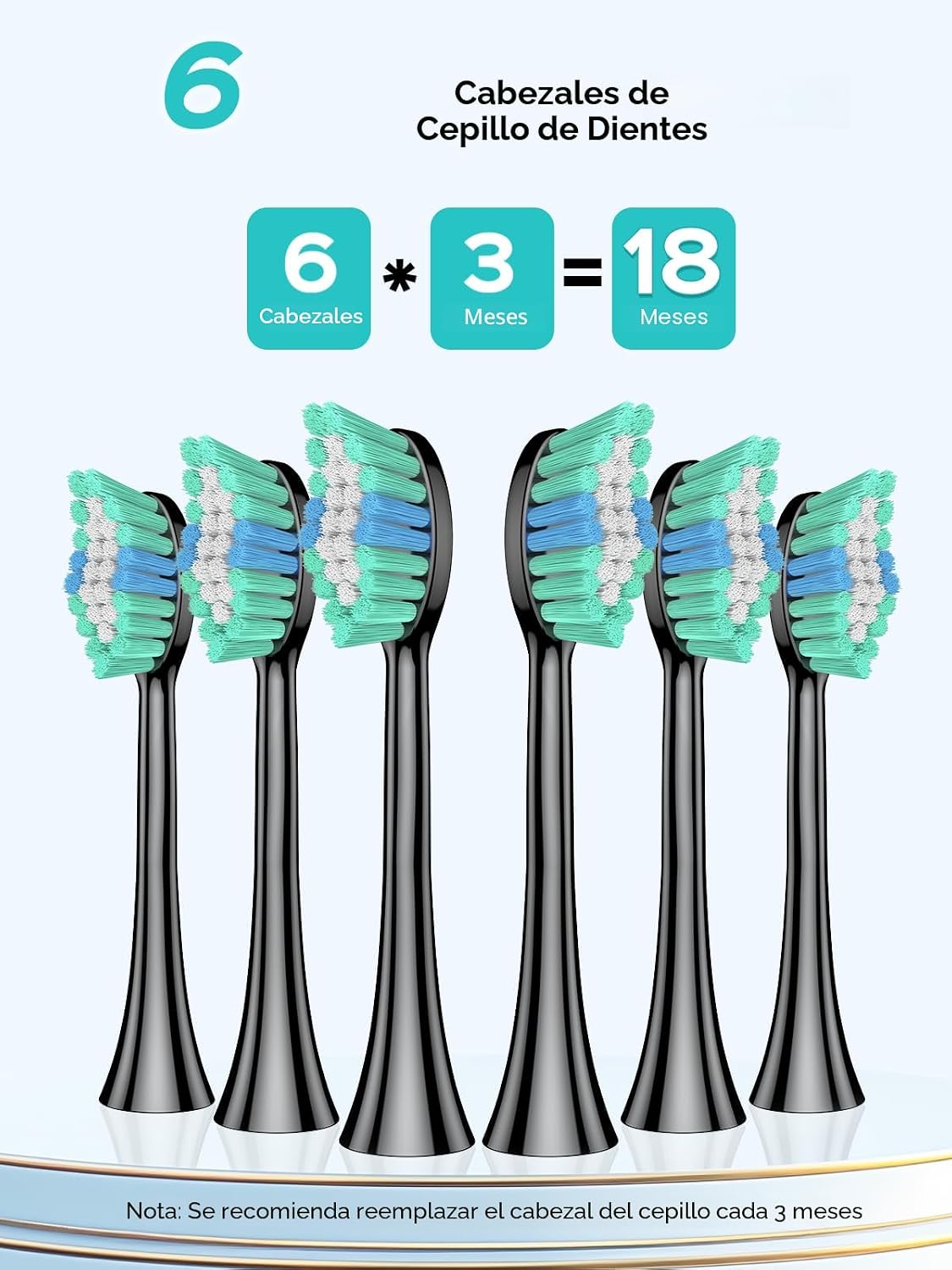 Cepillo de dientes eléctrico sónico COSLUS C40 para adultos, 47000V...