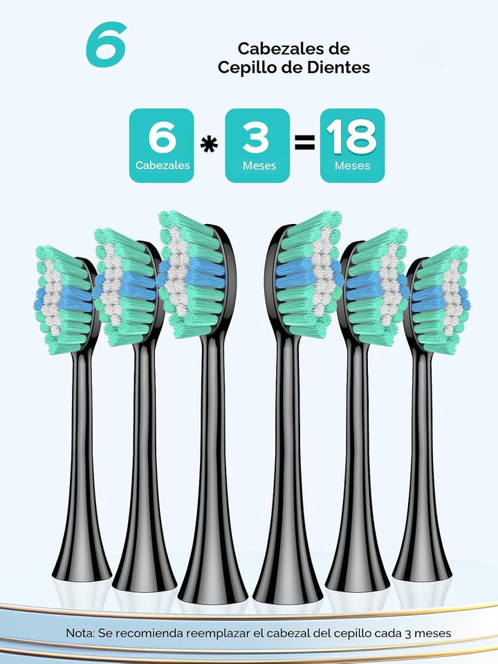 Cepillo de dientes eléctrico sónico COSLUS C40 para adultos, 47000V...
