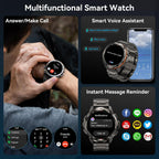 T3 Ultra Smart Relojes para hombre, GPS, resistente, cuerpo de acero inoxidable