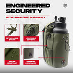 Bolsa magnética para botellas, para hombres y mujeres, bolsa de gimnasio para gimnasio, viajes, trabajo y deportes, mantén tus artículos fuera del suelo sucio del gimnasio con accesorio magnético (verde)