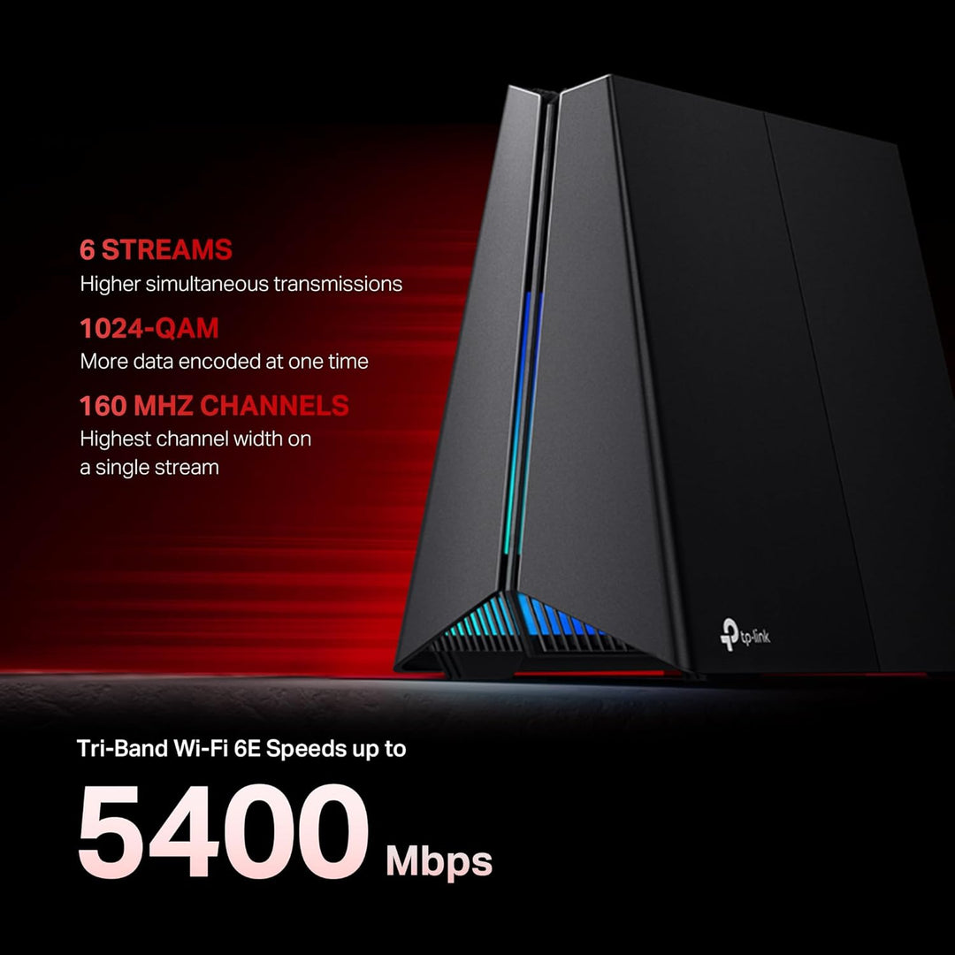 TP-Link Tri-Banda AXE5400 Wi-Fi 6E Router de Juegos Archer GXE75 |...