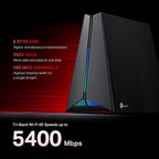 TP-Link Tri-Banda AXE5400 Wi-Fi 6E Router de Juegos Archer GXE75, Tri-Band Wi-Fi 6E AXE5400 Gaming