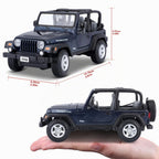 Vehículo Maistom Jeep Wrangler Rubicon forjado, Los colores pueden variar