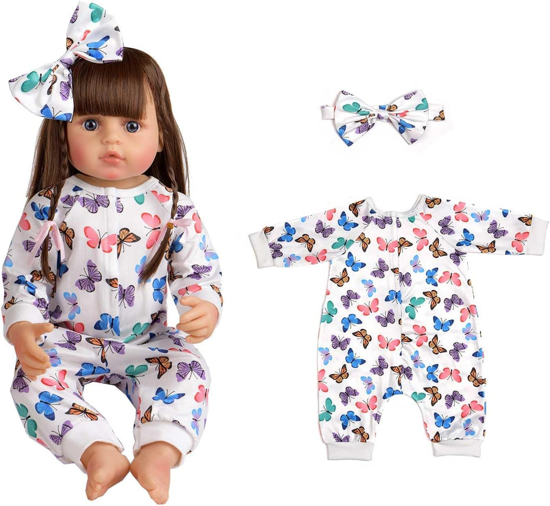 Sweet Dolly Accesorios de ropa para muñecas Reborn de bebé, 5 juego...