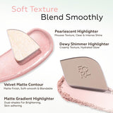 FOCALLURE Juego de 4 piezas de maquillaje con paleta de contornos d...