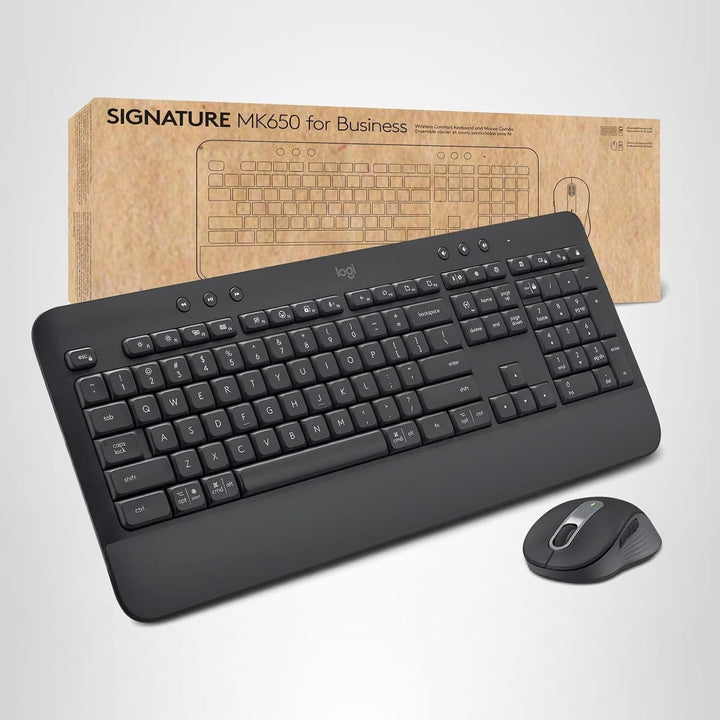 Logitech Signature MK650 Combo para Negocios, Mouse y Teclado Inalá...