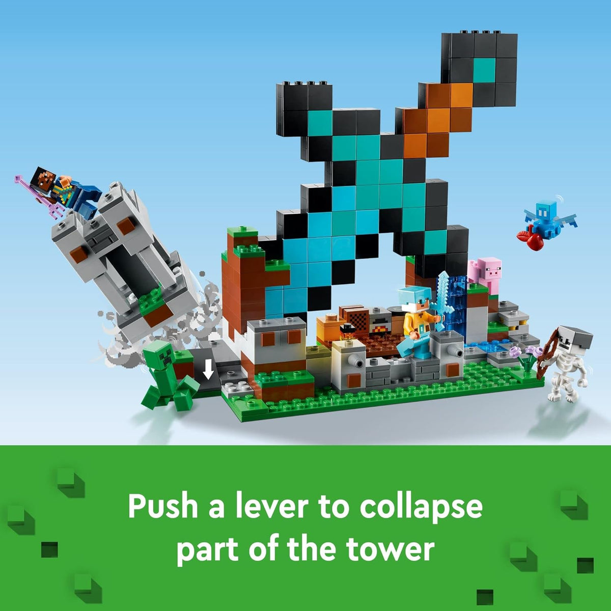 LEGO Minecraft The Sword Outpost 21244 - Juguete de