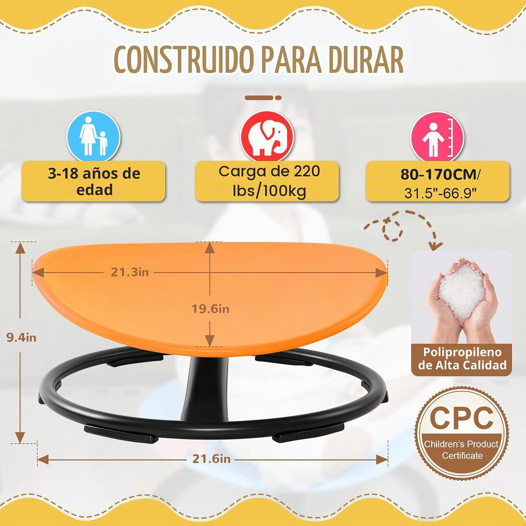Zhenx Silla giratoria para niños autistas (de 3 a 18 años), regalo de