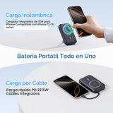 VTIAEK Cargador portátil 2026, banco de energía inalámbrico magnéti...