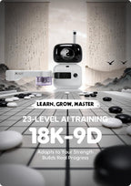 Sense Robot Go Profesional – Tablero inteligente de Go AI con brazo robótico, AI de 23 niveles para todos los niveles de habilidad, duelo Apex, revisión de juego en tiempo real, actualizaciones Wi-Fi