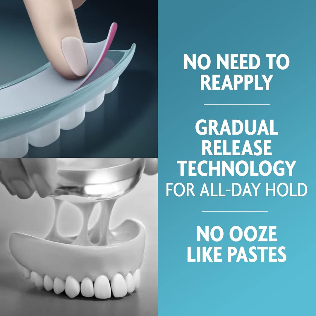 Sea Bond Sellos Adhesivos Seguros para Dentaduras Postizas, Superio...