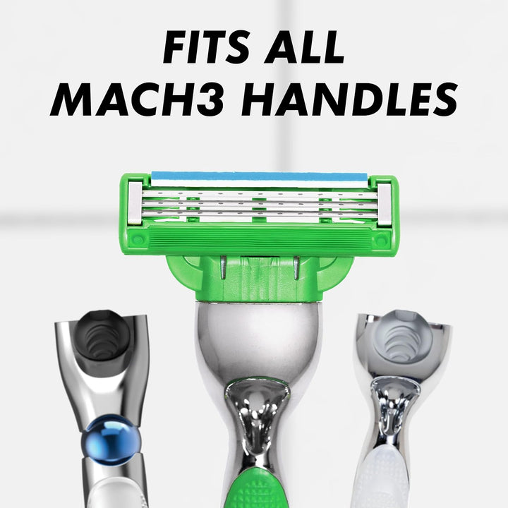 Gillette Mach3 Sensitive - Recambios de cuchillas de afeitar para h...