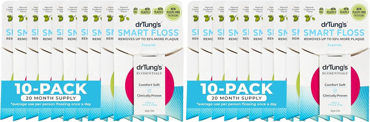 DrTung's Smart Floss - Hilo dental natural, sin PTFE y PFAS, su...
