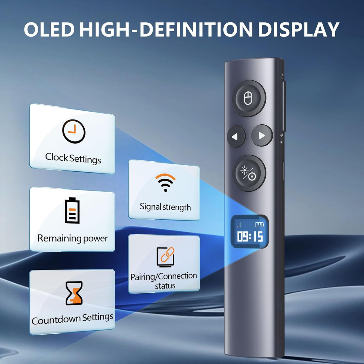 Control remoto de presentación N95s, Clicker de diapositivas para